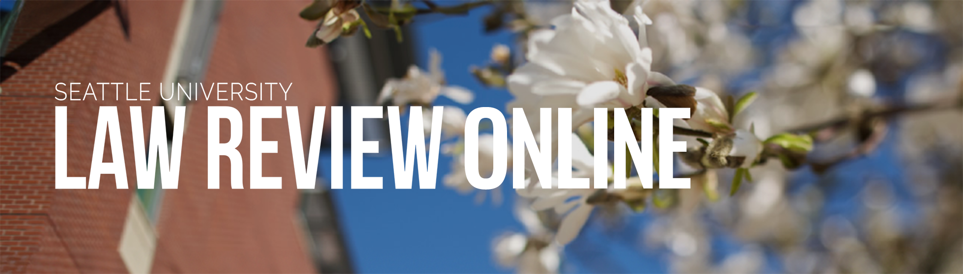 Seattle University Law Review Online