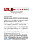 Good Newsletter October 4, 2022 by Seattle University School of Law Dean
