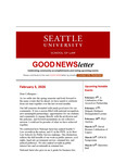 Good Newsletter February 3, 2026