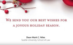 2012 Seattle University School of Law Holiday Greeting by Seattle University School of Law