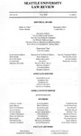 SULR, Volume 42, Issue 1 by Seattle University Law Review