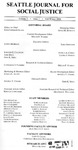 SJSJ, Volume 5, Issue 1 by Seattle Journal for Social Justice