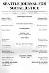 SJSJ, Volume 11, Issue 1 by Seattle Journal for Social Justice