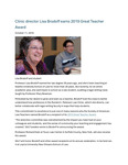 Clinic Director Lisa Brodoff Earns 2019 Great Teacher Award by Seattle University School of Law
