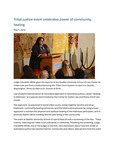 Tribal Justice Event Celebrates Power of Community, Healing by Seattle University School of Law