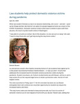 Law Students Help Protect Domestic Violence Victims During Pandemic by Seattle University School of Law