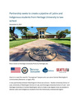 Partnership Seeks to Create a Pipeline of Latinx and Indigenous Students from Heritage University to Law School by Seattle University School of Law