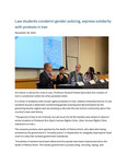 Law Students Condemn Gender Policing, Express Solidarity with Protests in Iran by Seattle University School of Law