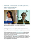 Scholars for Justice recipients prepare for legal careers helping immigrants, workers