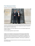 From Advocacy to Action