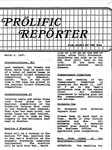 Prolific Reporter March 9, 1987