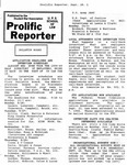 Prolific Reporter September 26, 1988 by Seattle University School of Law Student Bar Association