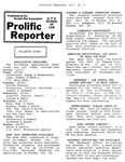 Prolific Reporter October 10, 1988 by Seattle University School of Law Student Bar Association