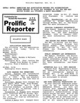 Prolific Reporter October 31, 1988 by Seattle University School of Law Student Bar Association
