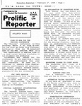 Prolific Reporter February 27, 1989 by Seattle University School of Law Student Bar Association