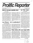 Prolific Reporter March 30, 1992 by Seattle University School of Law Student Bar Association