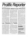 Prolific Reporter September 30, 1991 by Seattle University School of Law Student Bar Association