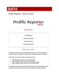Prolific Reporter April 23, 2019 by Seattle University School of Law Student Bar Association