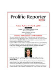 Prolific Reporter March 2, 2018 by Seattle University School of Law Student Bar Association