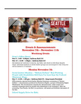 Student Life E-Newsletter November 7, 2016 by Seattle University School of Law Student Life