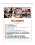 Student Life E-Newsletter January 30, 2017