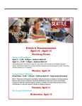Student Life E-Newsletter April 10, 2017 by Seattle University School of Law Student Life