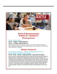 Student Life E-Newsletter October 23, 2017