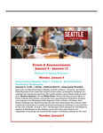Student Life E-Newsletter January 08, 2018 by Seattle University School of Law Student Life