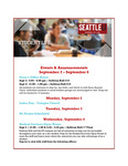 Student Life E-Newsletter September 03, 2019 by Seattle University School of Law Student Life