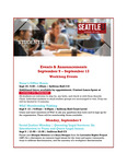 Student Life E-Newsletter September 09, 2019 by Seattle University School of Law Student Life
