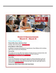Student Life E-Newsletter March 22, 2021 by Seattle University School of Law Student Life