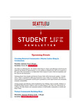 Student Life E-Newsletter January 18, 2022 by Seattle University School of Law Student Life