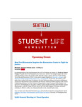 Student Life E-Newsletter January 24, 2022