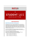 Student Life E-Newsletter April 25, 2022 by Seattle University School of Law Student Life