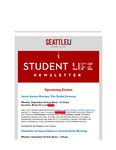 Student Life E-Newsletter September 26, 2022