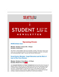 Student Life E-Newsletter October 17, 2022