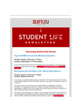 Student Life E-Newsletter January 17, 2023