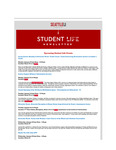Student Life E-Newsletter January 23, 2023