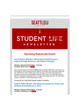 Student Life E-Newsletter January 30, 2023 by Seattle University School of Law Student Life