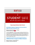 Student Life E-Newsletter February 06, 2023 by Seattle University School of Law Student Life