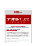 Student Life E-Newsletter October 2, 2023