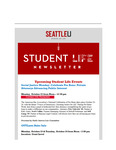 Student Life E-Newsletter October 23, 2023