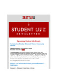 Student Life E-Newsletter February 05, 2024