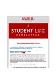 Student Life E-Newsletter February 26, 2024