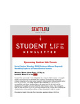 Student Life E-Newsletter March 04, 2024 by Seattle University School of Law Student Life