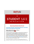 Student Life E-Newsletter March 25, 2024