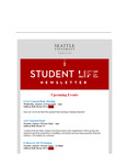 Student Life E-Newsletter January 21, 2025 by Seattle University School of Law Student Life