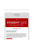 Student Life E-Newsletter February 03, 2025 by Seattle University School of Law Student Life