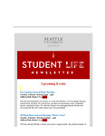 Student Life E-Newsletter February 18, 2025 by Seattle University School of Law Student Life
