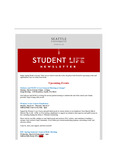 Student Life E-Newsletter March 17, 2025 by Seattle University School of Law Student Life